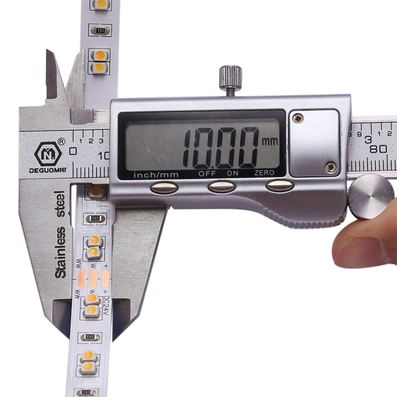 DC24V 3000K+4500K CCT Color Temperature Tunable White LED Strip SMD3528 DC24V 3000K+4500K CCT Color Temperature Tunable White LED Strip SMD3528